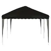 vidaXL Pop-up Feesttent 575 x 290 x 245 cm Zwart