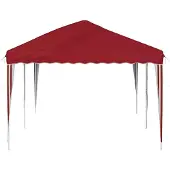 vidaXL Pop-up Feesttent 575 x 290 x 245 cm Bordeauxrood