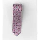 Olymp Stropdas mauve, Bloemen