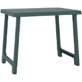 vidaXL Campingtafel hout-look 79x56x64 cm PP groen