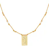 Yehwang moony ketting - oranje &