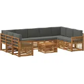 vidaXL Sofa-Sets Massief Acacia Hout