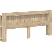 vidaXL Hoofdeinde Kast met opslag Sonoma Eiken Geconstrueerd hout