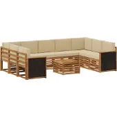 vidaXL Sofa-Sets Massief Acacia Hout