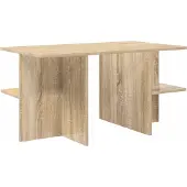 vidaXL Salontafel Sonoma Eiken 87 x 50 x 45 cm Geconstrueerd hout