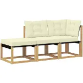 vidaXL Sectie Sofa Eenheden 3 st 3-zits