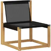 vidaXL Buiten bank set 3 st Wit en Beige
