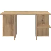 vidaXL Salontafel Artisanaal eiken 87 x 50 x 45 cm Geconstrueerd hout