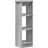vidaXL Bijzetkast Grijs sonoma 40 x 40 x 100 cm Geconstrueerd hout