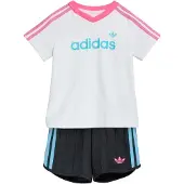 Adidas Set 'Sprinter' lichtblauw / lichtroze / zwart / wit