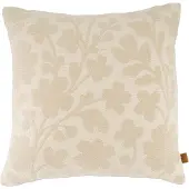 Zusss Kussen Bloemen 45X45cm 50% Polyester / 50% Katoen Off White