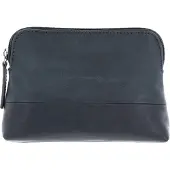 Leonhard heyden Leren toilettas Hamburg Kosmetiktasche 7089 Marineblau donkerblauw