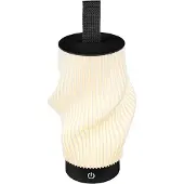 Briloner LED tafellamp op accu Brilo unplugged Tubi, zwart/wit, IP44 dimbaar, zwart, Slaapkamer, Kunststof, Modern