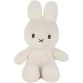 Bon Ton Toys x Miffy, eco-vriendelijk pluche knuffel, 18 cm, offwhite/crème
