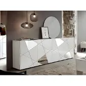 Home affaire Buffetkast CANTIANO - 4 deuren - Witgelakt