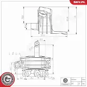 ESEN SKV 75SKV423 Motorsteunlager