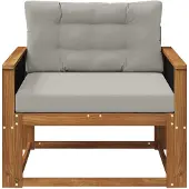 vidaXL Buiten Midden Sofa Naturel