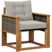 vidaXL Buitensofa Massief Acacia Hout Naturel