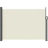 vidaXL Uittrekbaar Zijscherm 160 x 300 cm 100% polyester, ijzer, staal