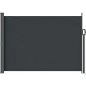 vidaXL Uittrekbaar Zijscherm 160 x 300 cm 100% polyester, ijzer, staal
