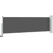 vidaXL Zijkant luifel 80 x 300 cm 100% polyester, ijzer, staal