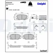 Delphi LP5102EV Remblokken