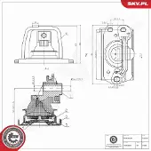 ESEN SKV 75SKV420 Motorsteunlager