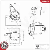 ESEN SKV 75SKV375 Motorsteunlager