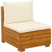 vidaXL Tuinstoel Midden Massief Acacia Hout Bruin