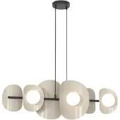 Emibig Hanglamp ELEMENTI, beige, 6xG9x15W, metaal, afmetingen: 120x87x23cm, IP20,