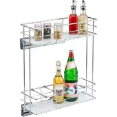 Unyqoos Verstelbare keukenorganizer met telescopische lade en soft-close systeem