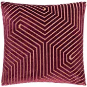 Unyqoos Decoratieve vierkante kussenhoes met chevronpatroon en fluwelen textuur