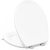 Unyqoos Witte wc-bril met softclose en quick-release voor eenvoudig onderhoud