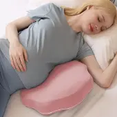 Unyqoos Ergonomisch en verstelbaar zwangerschapskussen met memory foam voor zijslapers