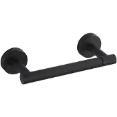 Unyqoos Matte zwarte toiletrolhouder met draaibare dubbele houder voor badkamer