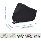 Unyqoos Weerbestendige fietshoes met sleutelgat voor ultieme fiets- en scooterbescherming
