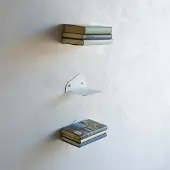 Unyqoos Onzichtbaar Zwevend Wandrek voor Stijlvolle Boekenopslag in Huis