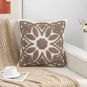 Unyqoos Stijlvolle kussenhoes met bloemenpatroon voor moderne woondecoratie