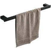 Unyqoos Stijlvolle zwarte handdoekstang van 40 cm voor badkamer en toilet