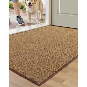 Unyqoos antislip deurmat voor binnen en buiten, wasbaar en absorberend