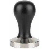 Unyqoos Professionele koffiestamper met ergonomische houten handgreep en roestvrijstalen basis