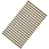 Unyqoos Antislip badmat met afvoergaten en voetmassage voor veilige douche