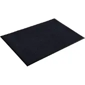 Unyqoos Zwarte multifunctionele deurmat voor binnenshuis met antislip en wasbare eigenschappen