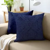 Unyqoos Set van twee elegante fluwelen kussenslopen voor woonkamer en slaapkamer