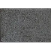 Unyqoos Wasbare antracietgrijze deurmat voor binnen en buiten van 50x75 cm