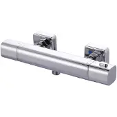 Unyqoos Chromen thermostatische mengkraan voor stabiele watertemperatuur in de douche
