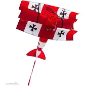Invento vlieger Red Baron 3D junior polyester rood/wit
