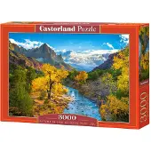 Castorland puzzel Zion Nationalpark herfst USA - 3000 stukjes landschap.