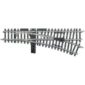 Märklin H0 K-rails (zonder ballastbed) 2266 Wissel, Rechts 168.9 mm 2 stuk(s)