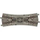 Roco H0 GeoLine (met ballastbed) 61164 Engels wissel 200 mm 1 stuk(s)